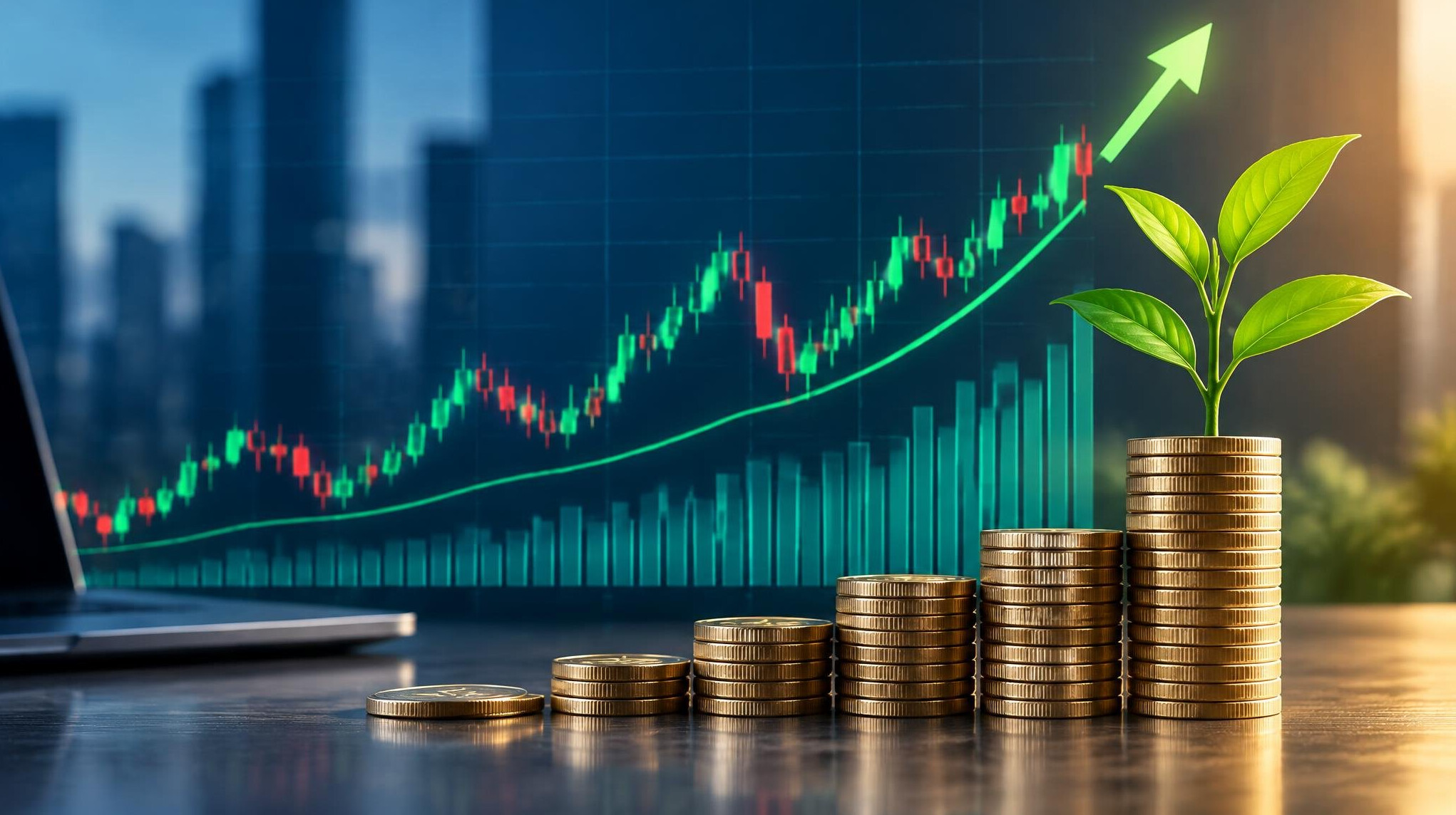 stock market chart