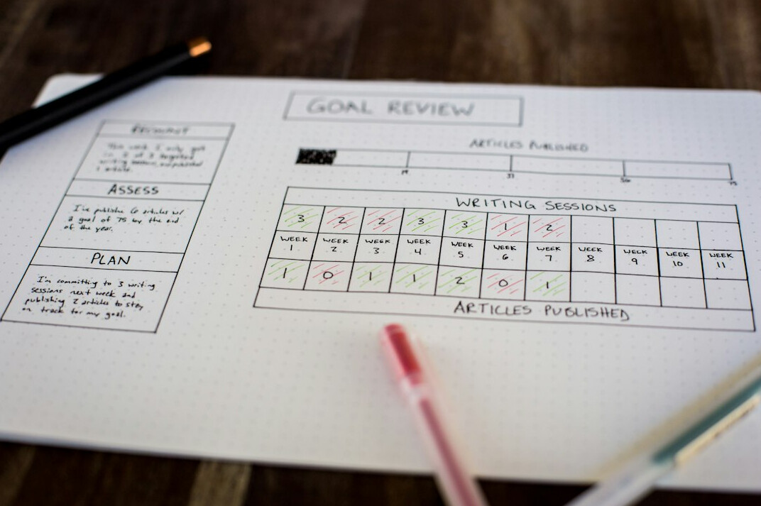 person reviewing investment charts