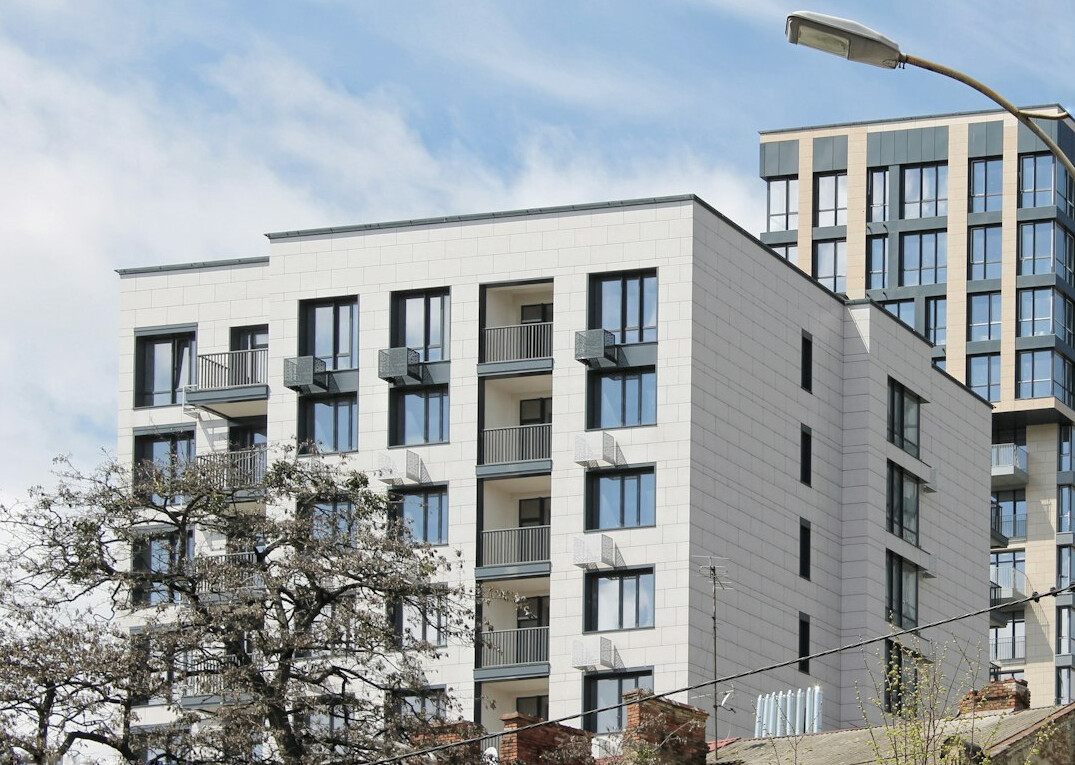 modern apartment building
