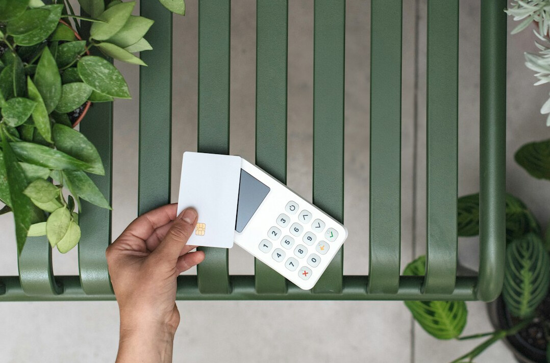 person calculating savings